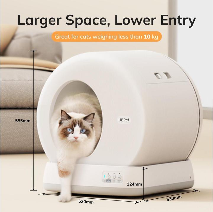 Produktbild UBPet Katzentoilette C10 (Selbstreinigendes Katzenklo)
