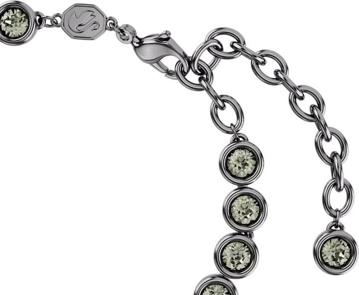 Produktbild Swarovski Imber Tennis Armband Rundschliff Schwarz (20 cm, Swarovski Metall)