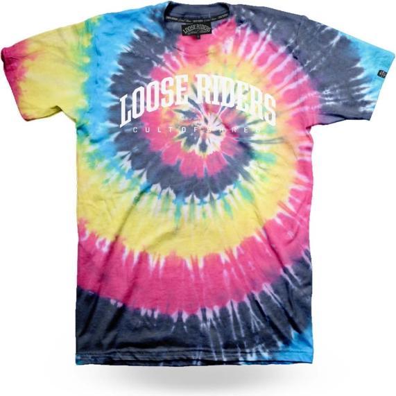 Loose Riders Tie Dye Black Tee (XL)