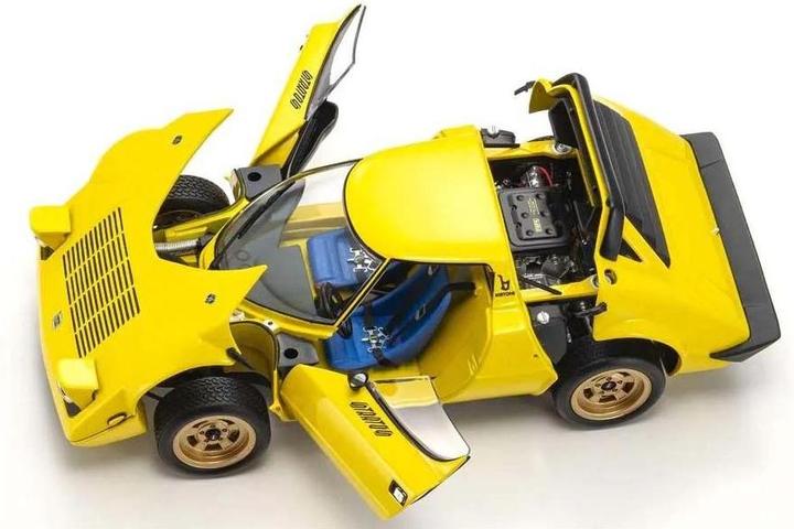 Immagine prodotto Kyosho Lancia Stratos HF 1975 Gelb, 1:18