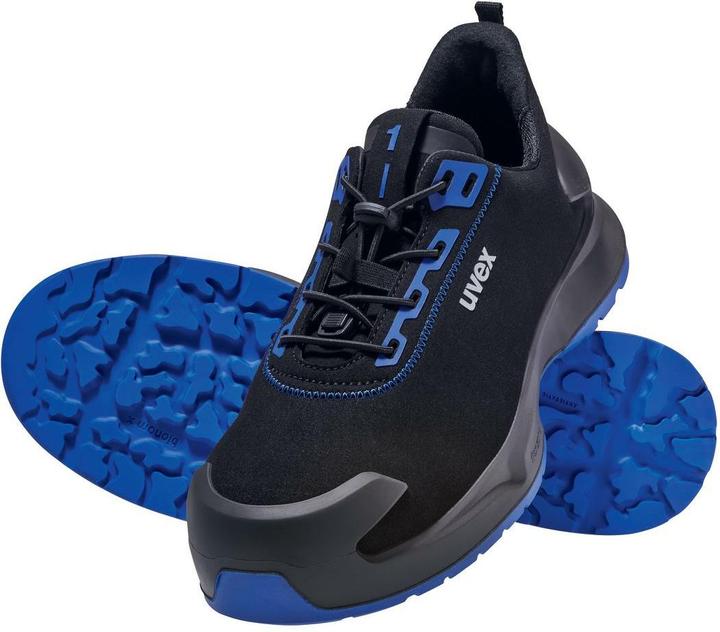 Productafbeelding Uvex Sports uvex 1 x-craft lage schoenen S2 68147 zwart, blauw wijdte 10 maat 42 (S2, 42)