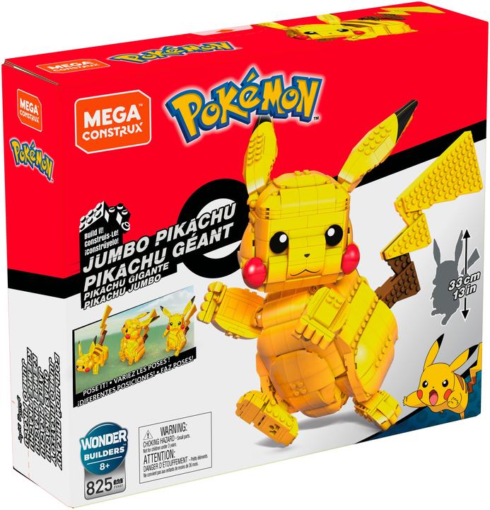 Actual product image Mega Construx Pokemon Jumbo Pikachu