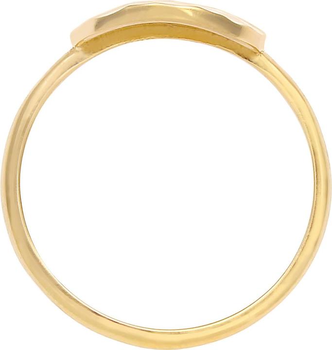 Produktbild Elli Ring Dot Plättchen Gehämmert 925 Silber (52, 925 Silber)