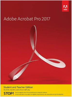 Adobe Acrobat Professional 2017 EDU (1 User, unbegrenzt)