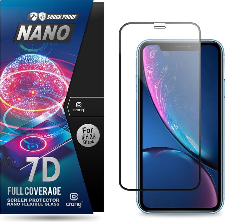 Image du produit Crong 7D Nano Flexible Glass - Szkło hybrydowe 9H na cały ekran iPhone 11 / iPhone XR (1 pièce(s), Apple iPhone 11)