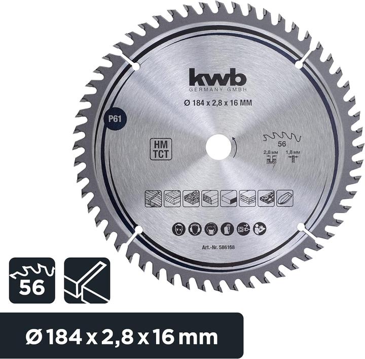 Produktbild kwb Hartmetall Kreissägeblatt