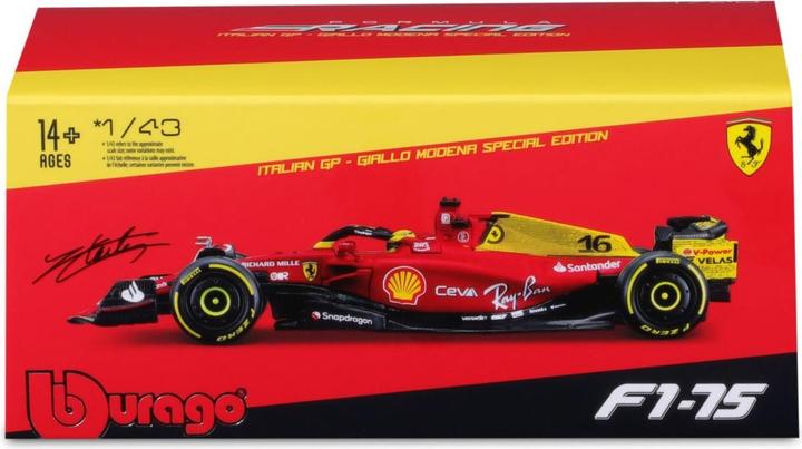 Immagine prodotto Bburago Ferrari F1-75 1/43 C. Leclerc 2022