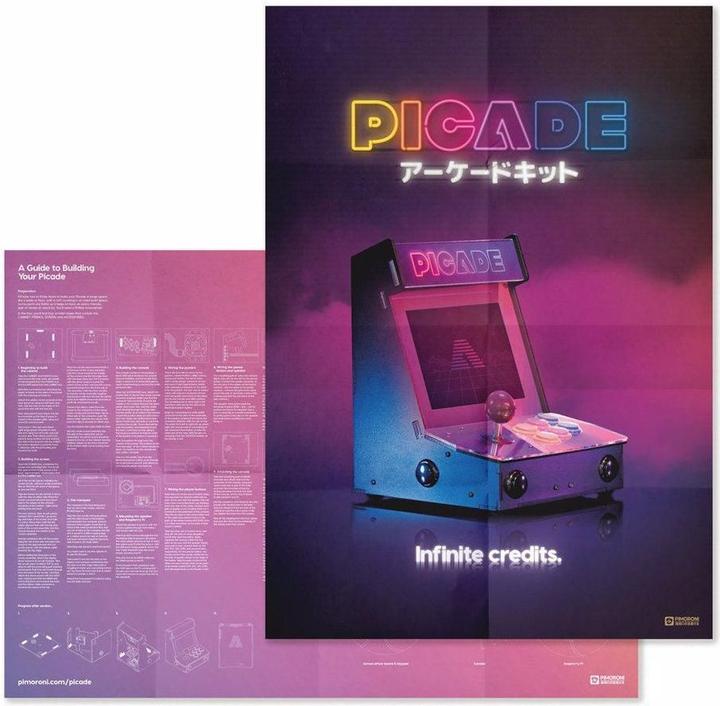 Image du produit Pimoroni Kit Arcade-Automat Picade Retro avec 10 écrans