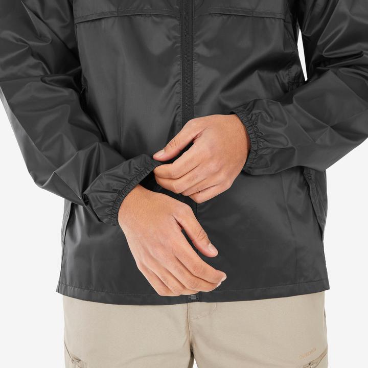 Produktbild Quechua Regenjacke Herren Raincut Fullzip - schwarz (4XL)