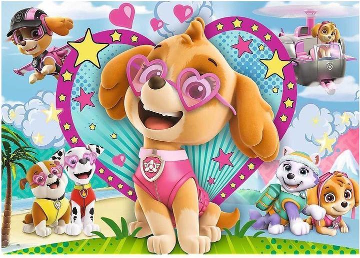 Actual product image Trefl Paw Patrol Glitter Puzzle 100T (100 pieces)