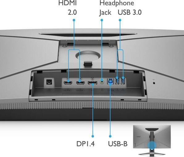 Actual product image BenQ EX2710Q (2560 x 1440 pixels, 27")