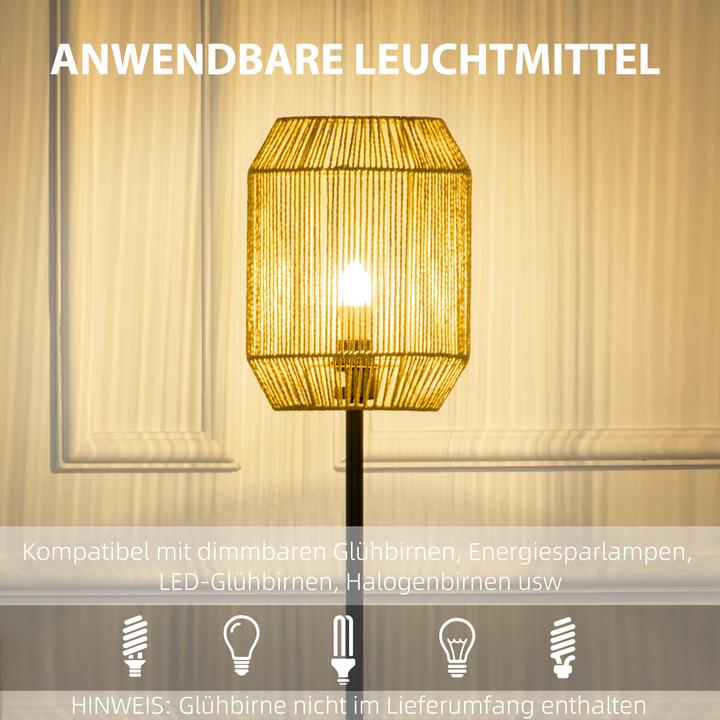 Immagine prodotto Homcom Set di lampade da terra con attacco E27 (E27)