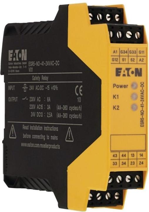 Actual product image Eaton Safety relay