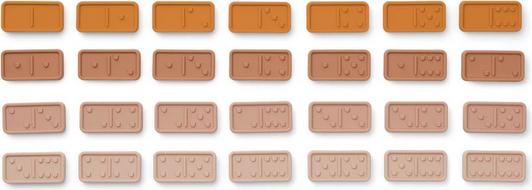 Actual product image Liewood Domino game Dodo % silicone rose