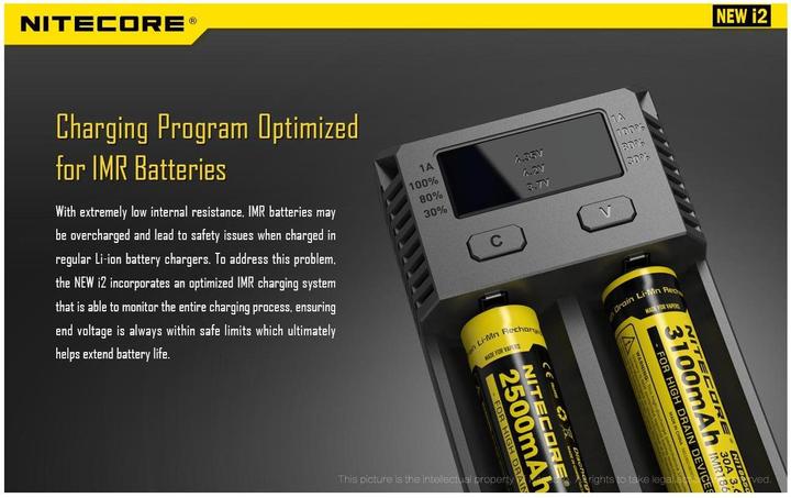 Actual product image Nitecore New i2 (1 pcs., 18650, Chargers without battery)