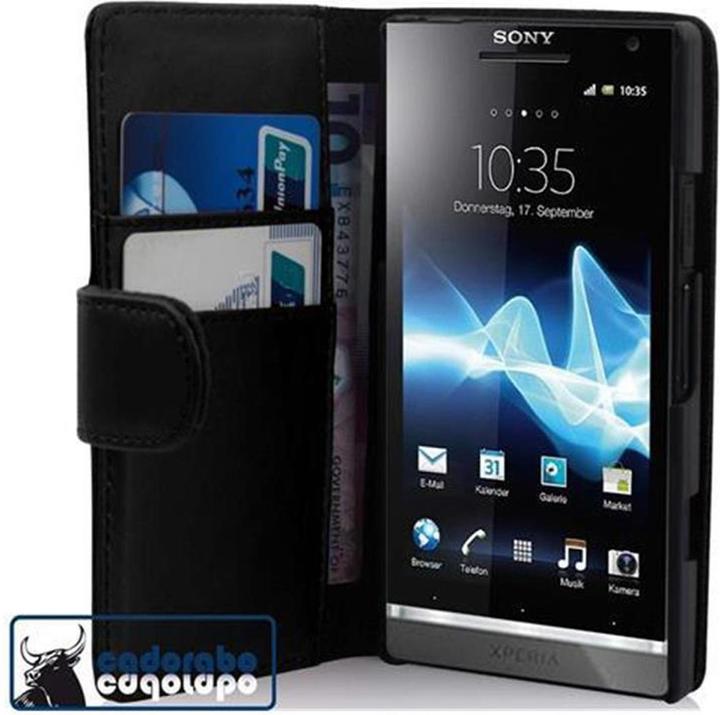 Actual product image Cadorabo Book Smooth Cover (Sony Xperia S)