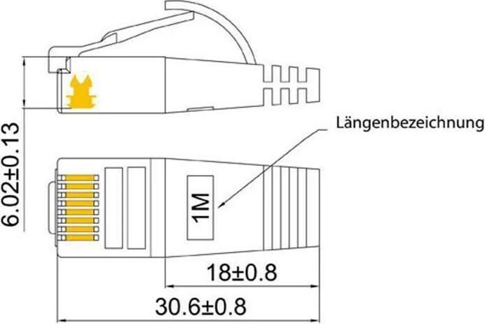 Image du produit Wirewin Câble de réseau (STP, CAT6, 25 m)