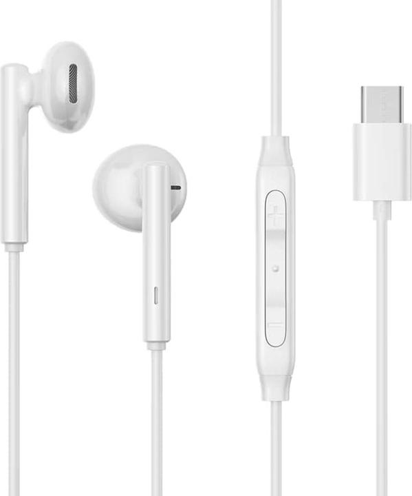 Produktbild Joyroom JR-EC05 TYPE-C Series Half In-Ear Wired Earphones-White (Kabelgebunden)