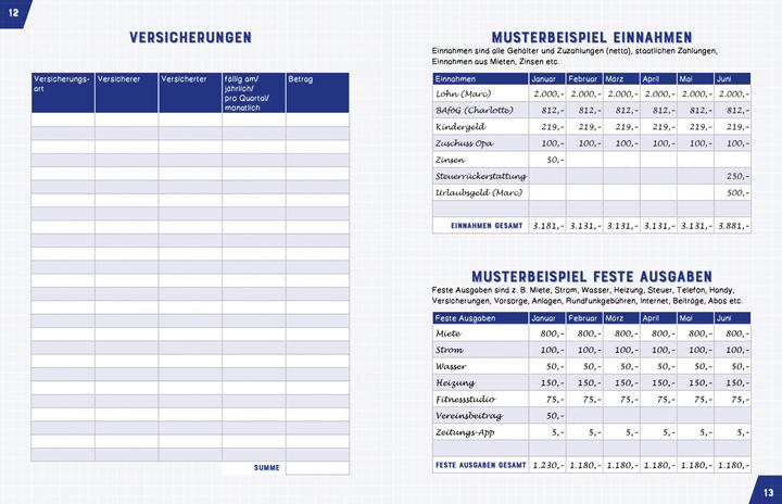 Produktbild Budgetplaner für Studierende & Azubis (A4, Deutsch)