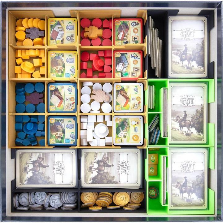 Image du produit Feldherr Organizer Insert für Great Western Trail: Neuseeland - Brettspielbox (Matières plastiques)