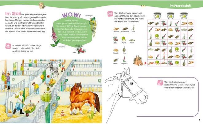 Produktbild Tessloff WAS IST WAS Junior Mitmach-Heft Pferde & Ponys (Deutsch, Eva Dix, Sabine Schuck, Ida Schuhmann, Silke Voigt, 2024)