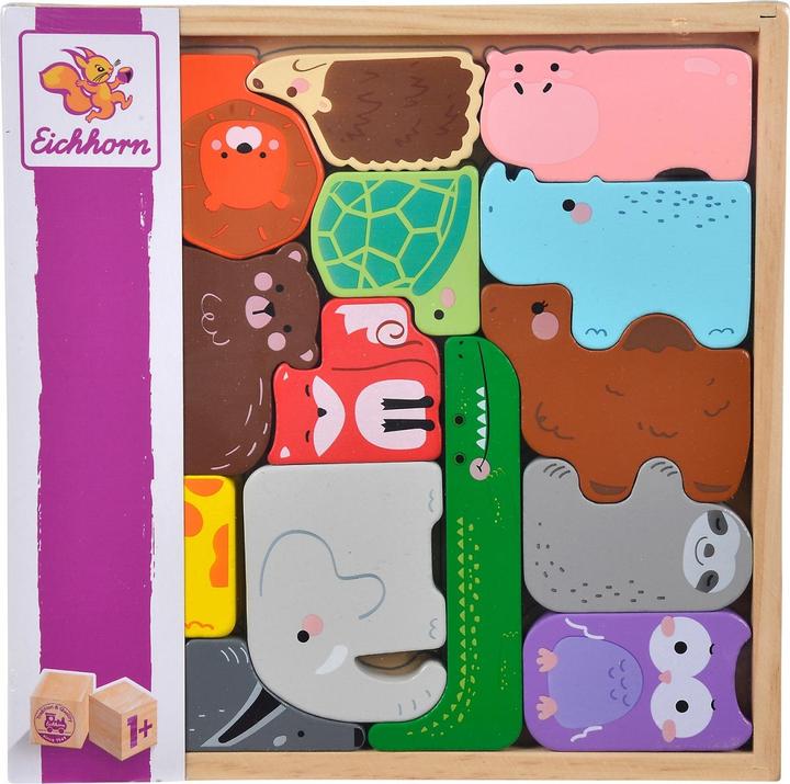 Image du produit Eichhorn EH Set d'animaux dans une boîte en bois
