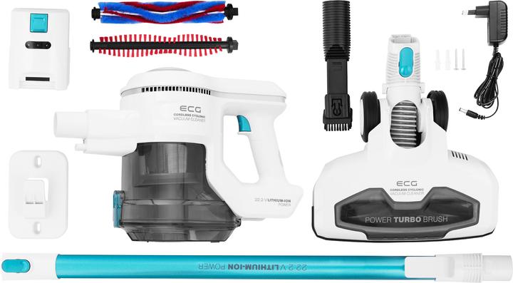 Immagine prodotto ECG VT 3620 aspirapolvere a bastone 2in1 Jean, Fino a 40 minuti di autonomia per carica