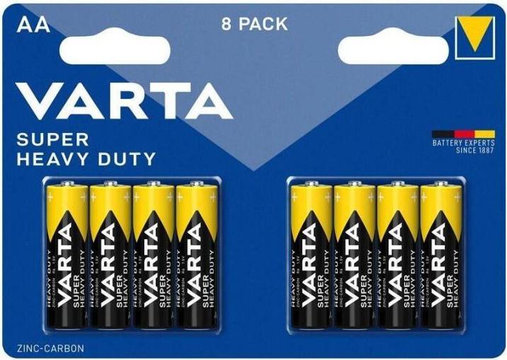 Image du produit Varta SUPERLIFE AA Pile stylet jetable Zinc-Carbone (8 pcs, AA)