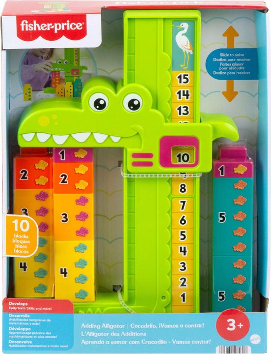 Produktbild Fisher-Price Mein Zahlen-Krokodil (Deutsch, Französisch, Schweizerdeutsch, Italienisch, Englisch)