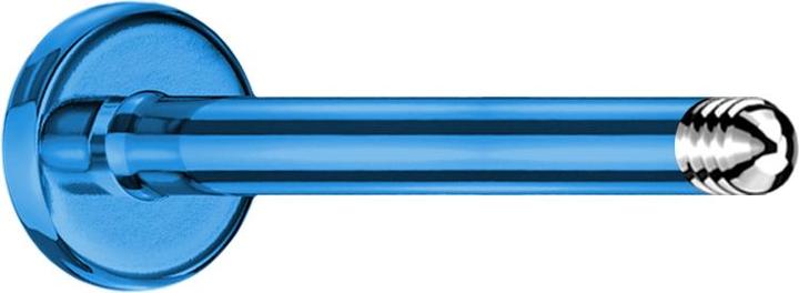Star Piercing Micro Labret-Stab hellblau (ohne Messing, Titan G23)