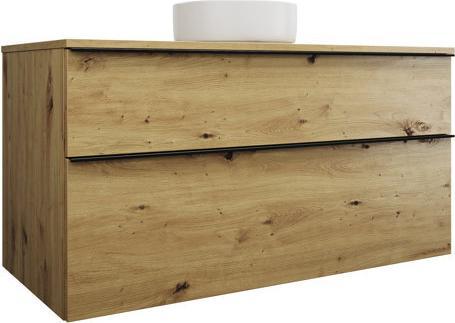 Griffleiste Schwarz Matt G0252, Eiche Dekor Urban / Eiche Dekor Urban