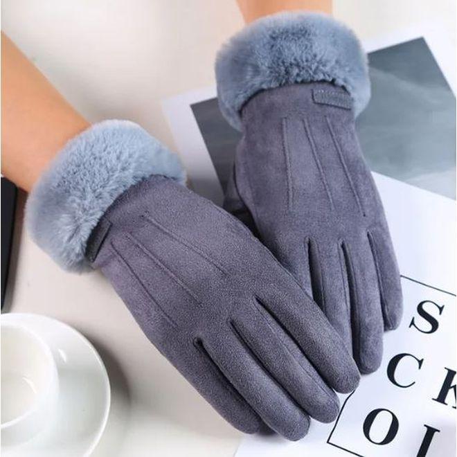 Actual product image MU Style Fur Series ladies gloves (1 pair) (One size)