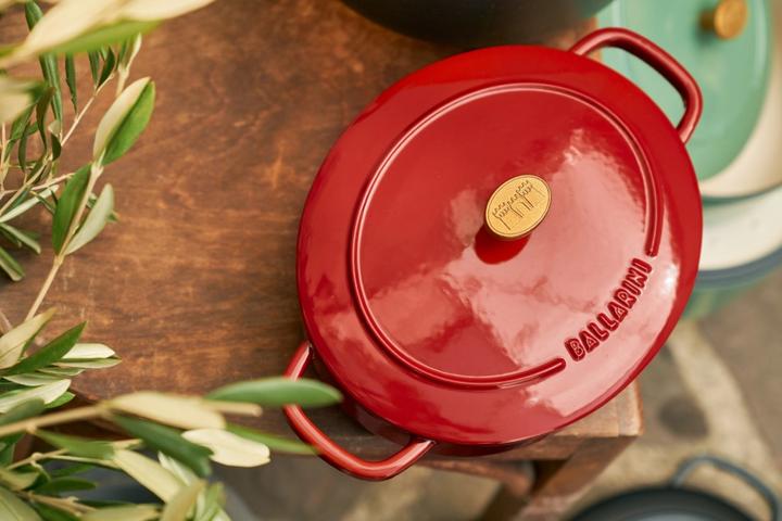 Image du produit Ballarini Cocotte BELLAMONTE 29 cm ovale 4,5 litres en fonte rouge (29 cm, Cocotte + faitout, Fonte)
