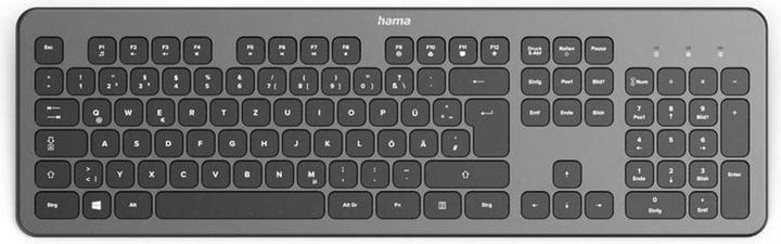 Hama KW-700 Keyboard RF Wireless QWERTY German Anthracite (DE, Cable, Wireless)