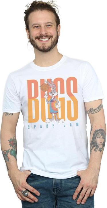 Immagine prodotto Space Jam Bugs Bunny Basketball Spin Maglietta Uomo (XXL)
