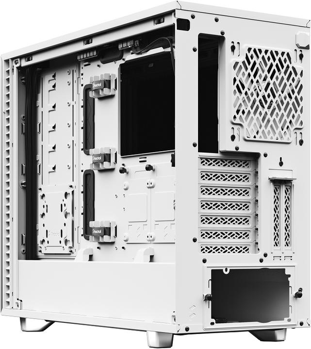 Actual product image Fractal Define 7 White Solid (mATX, Mini-ITX, ATX, E-ATX)