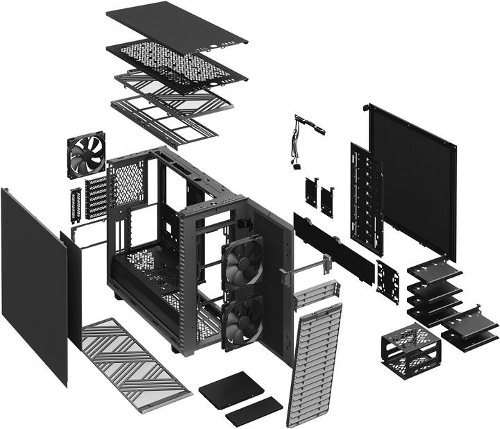 Produktbild Fractal Define 7 Gray Solid (ATX, mATX, Mini-ITX, E-ATX)