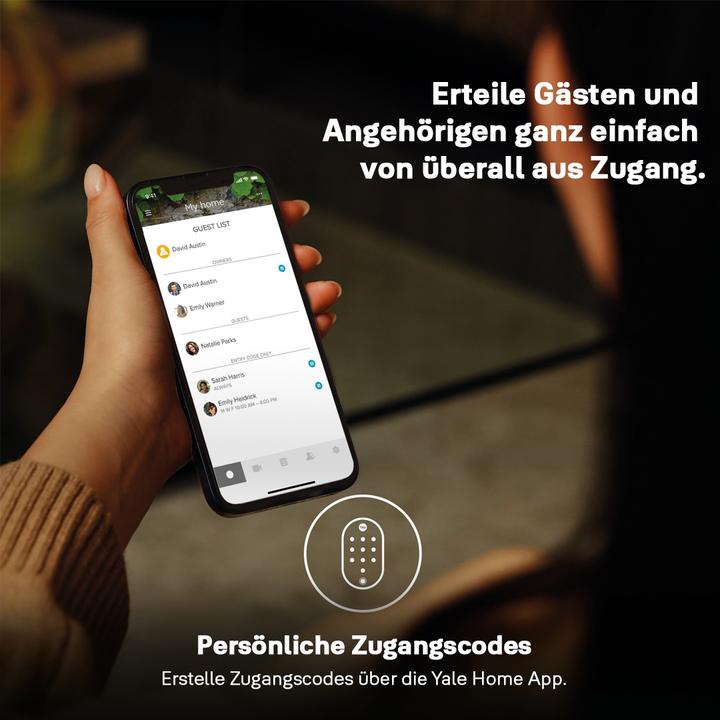 Produktbild Yale Linus Smart Keypad 2 (Fingerabdruck, Elektronische Zahlenkombination, Bluetooth)