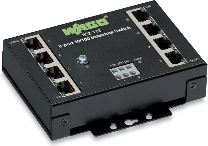 Actual product image Wago Industrial Ethernet Switch ECO 8 Port (8 Ports)