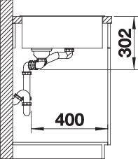 Actual product image Blanco Axia III 6 S (Fitted sink, 100 cm, 51 cm)