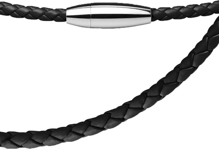 Produktbild Hollywood Body Jewelry Kette geflochten schwarz (Kunstleder, ohne Messing)