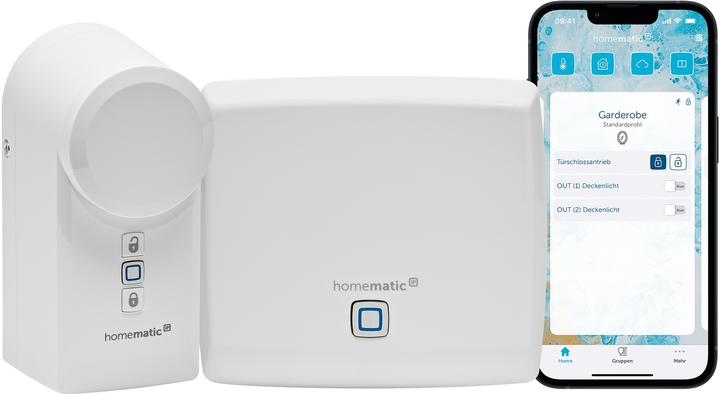 Actual product image EQ-3 Homematic IP Smart Home Starter Set Mini Access, electronic door lock, Smart Lock retrofit (Smartphone)