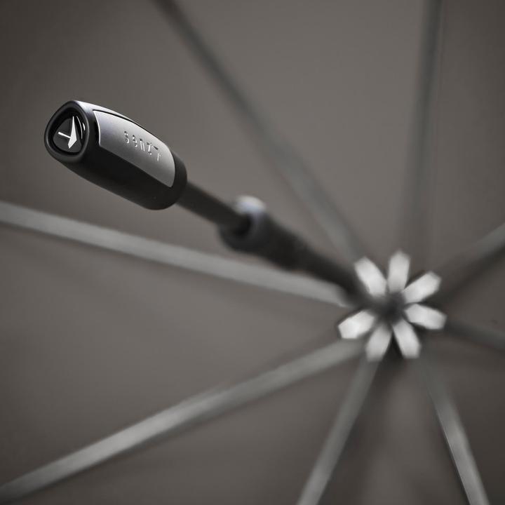 Produktbild Senz Stick Storm Regenschirm, gross, Schwarz Silk Grau