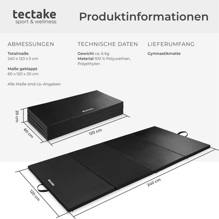 Image du produit tectake Exercise Mat (50 mm)