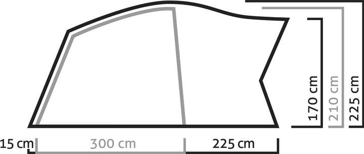 Actual product image Salewa Alpine Lodge V (Dome tent, 9.30 kg, 5 persons)