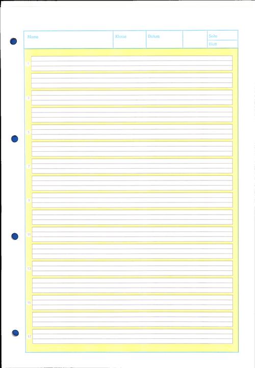 Actual product image Oxford Worksheet pad, A4, ruling 2 (A4, Lined, Hardcover)