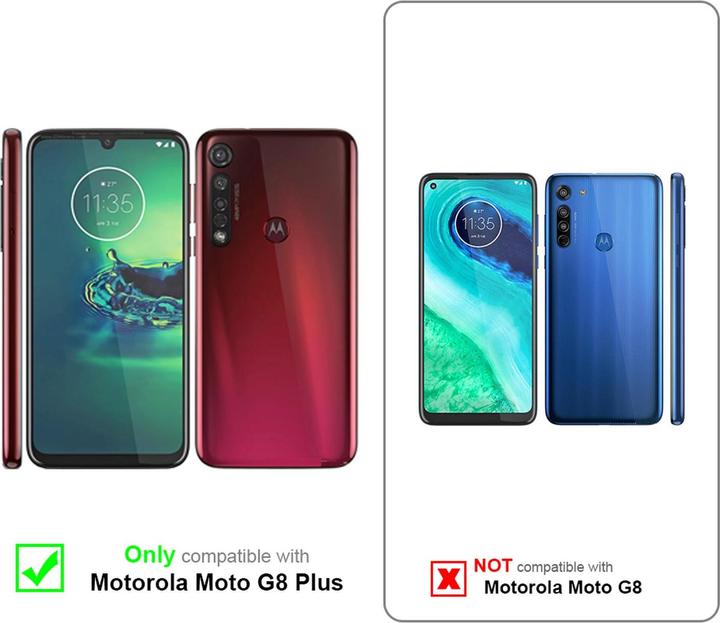 Produktbild Cadorabo Book mit Standfunktion Cover (Motorola Moto G8 Plus)