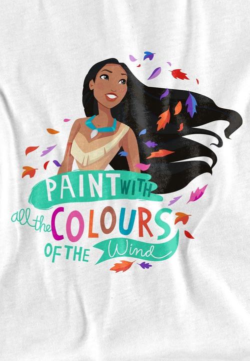Actual product image Disney Childrens/Kids Colours Of The Wind T-Shirt (116)