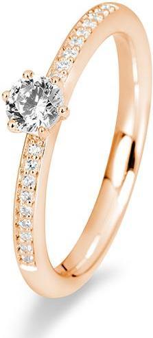Image du produit Breuning Bague de fiançailles Pavé (55, Or 585/14 K)