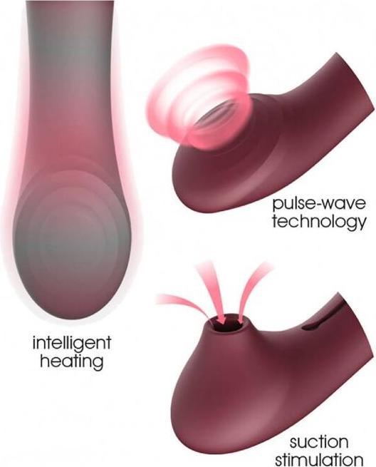 Actual product image Curve Toys Queen G-Spot PulseWave Vibrator